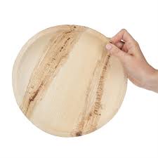 Teller rund 25cm - 25 St. Palmblättern